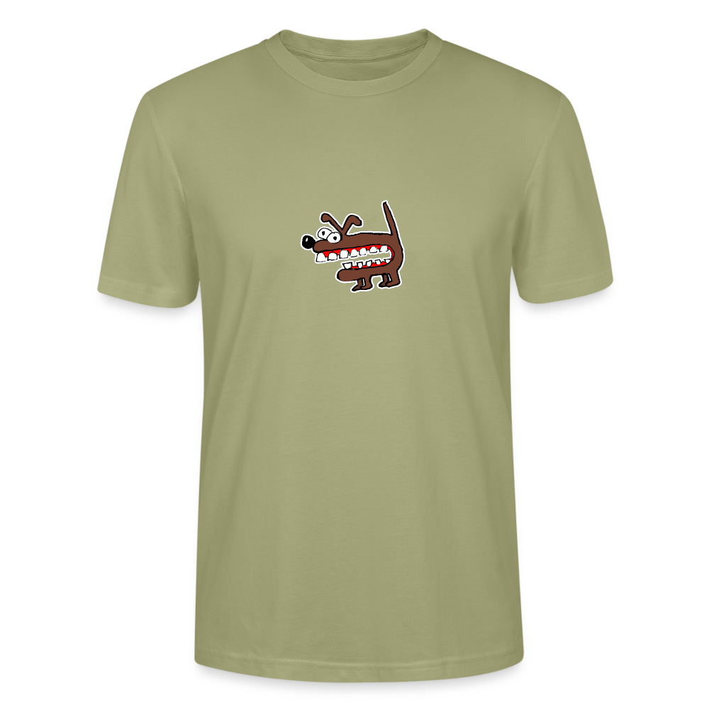 Shirt met bruine hond - sage