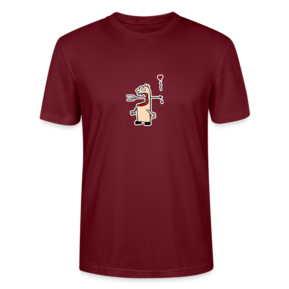 Shirt met pijlenslikker - burgundy