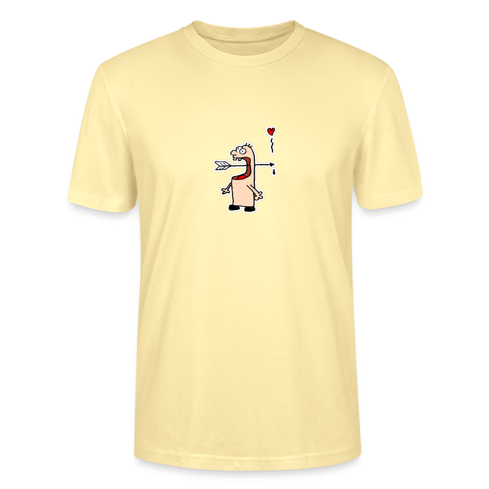Shirt met pijlenslikker - cream