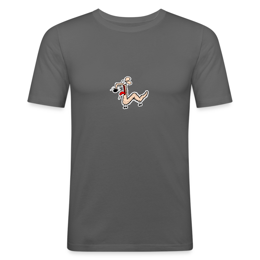 Shirt met knaagslang - graphite grey