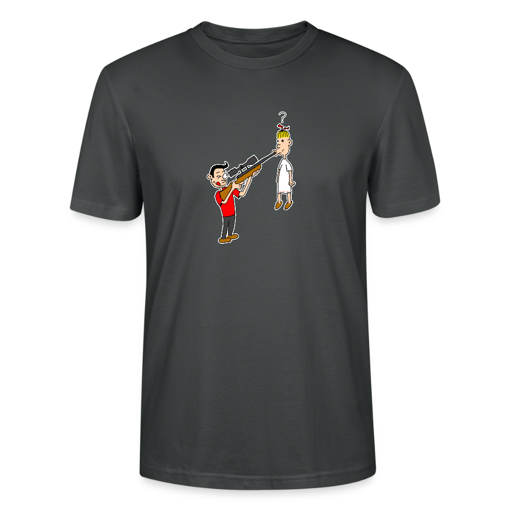 Regular fit shirt met Suske en Wiske en de Snode Sniper - anthracite