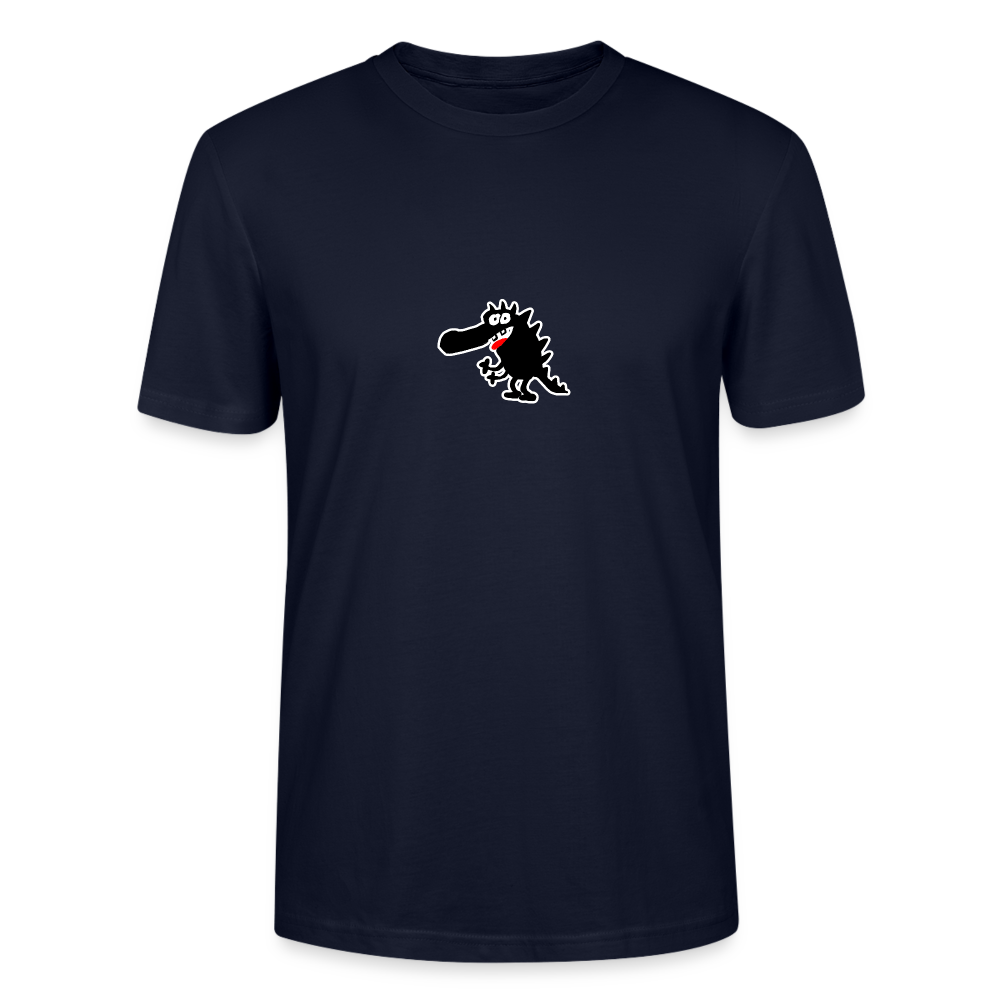 Shirt met draakje - navy