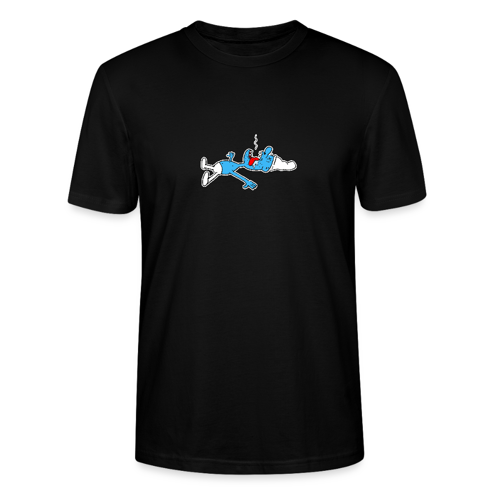 Regular fit shirt met dode smurf - black