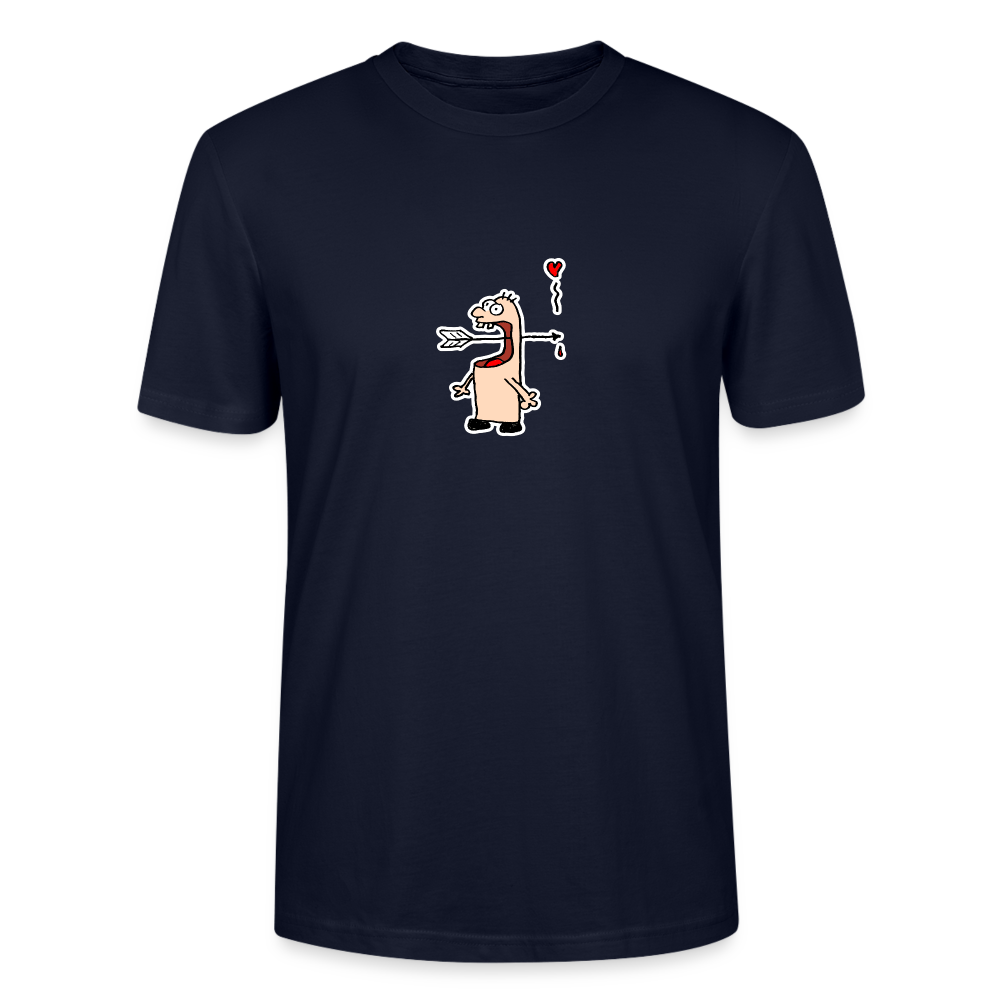 Shirt met pijlenslikker - navy