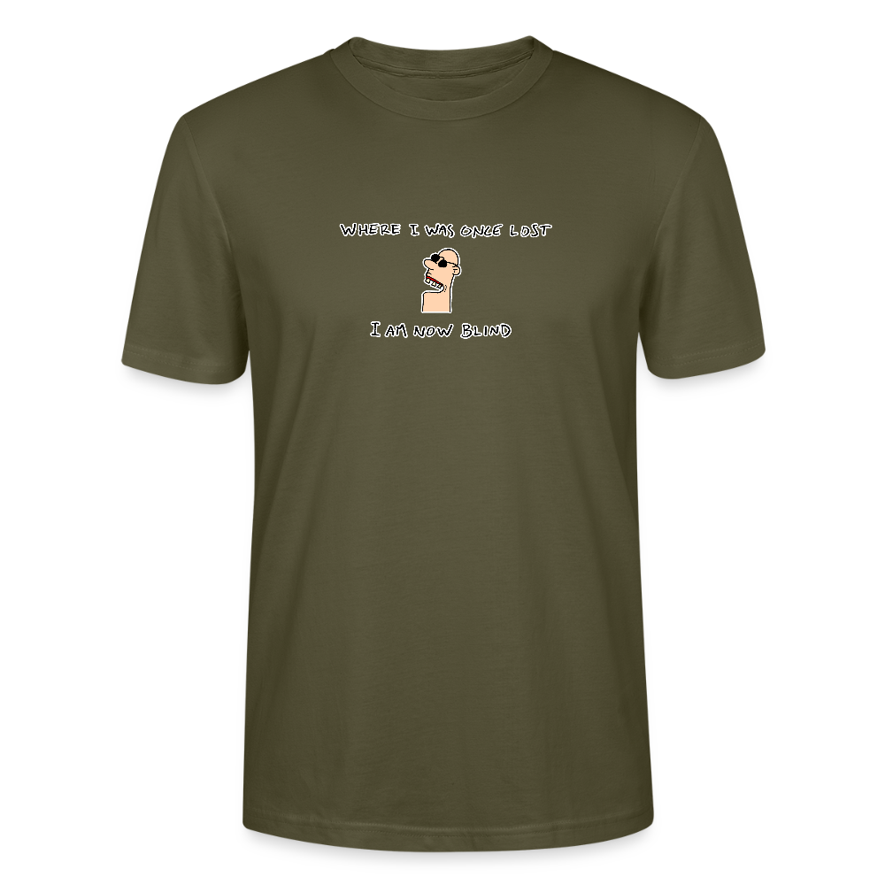 Regular fit shirt met wijze spreuk - khaki