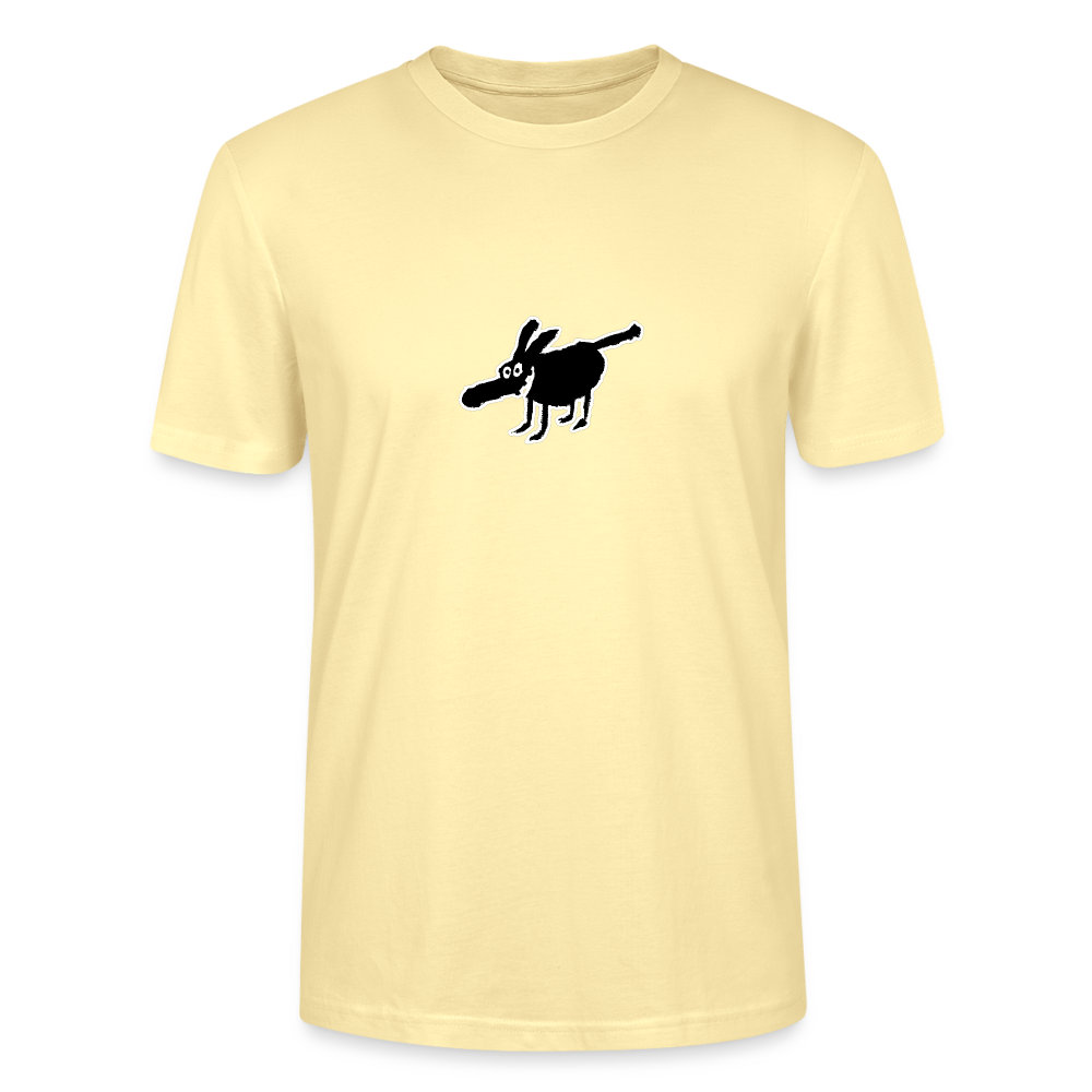 Shirt met hond - cream