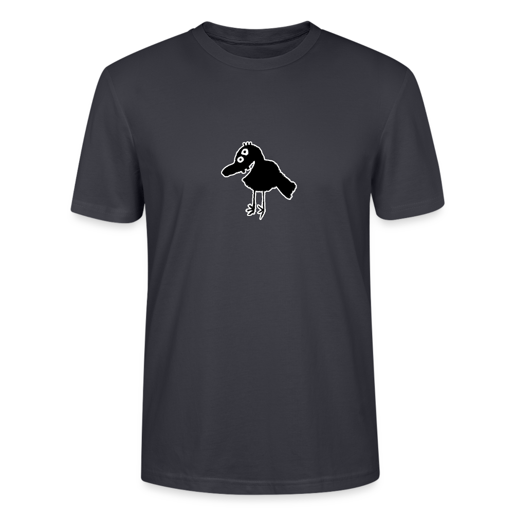Shirt met vogel - India Ink Grey