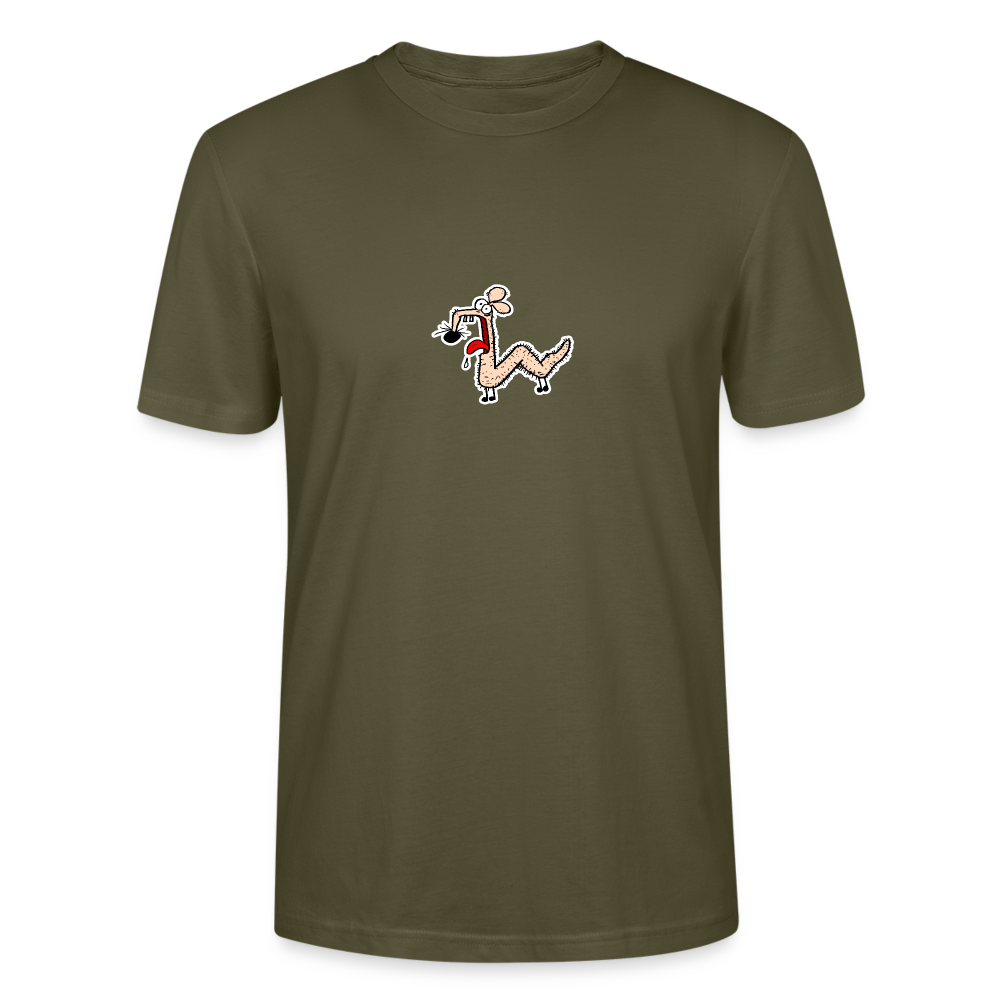 Shirt met knaagslang - khaki