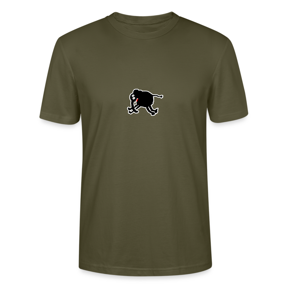 Shirt met olifant - khaki