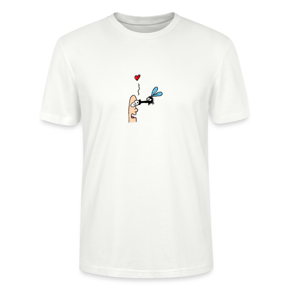 Shirt met aardige vlieg - white