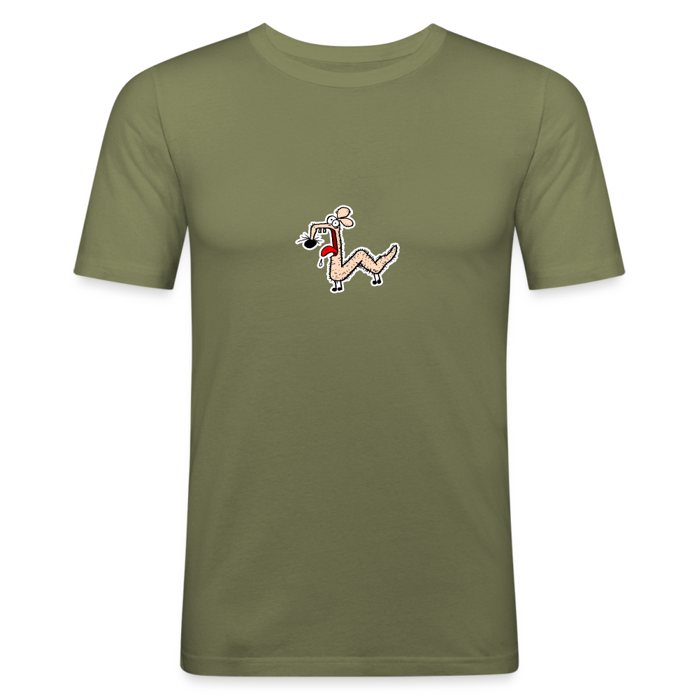 Shirt met knaagslang - khaki green