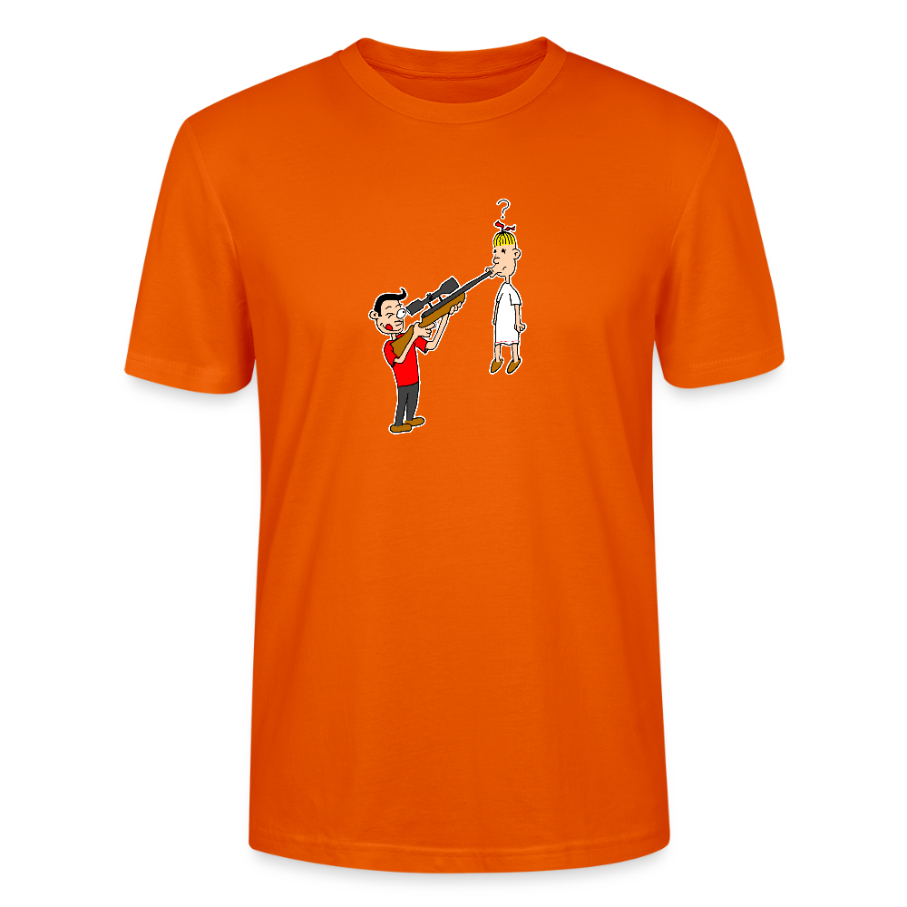 Regular fit shirt met Suske en Wiske en de Snode Sniper - bright orange