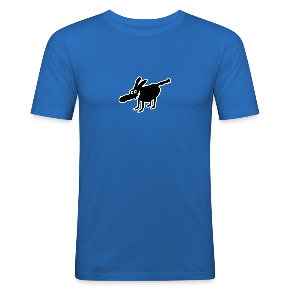 Shirt met hond - royal blue