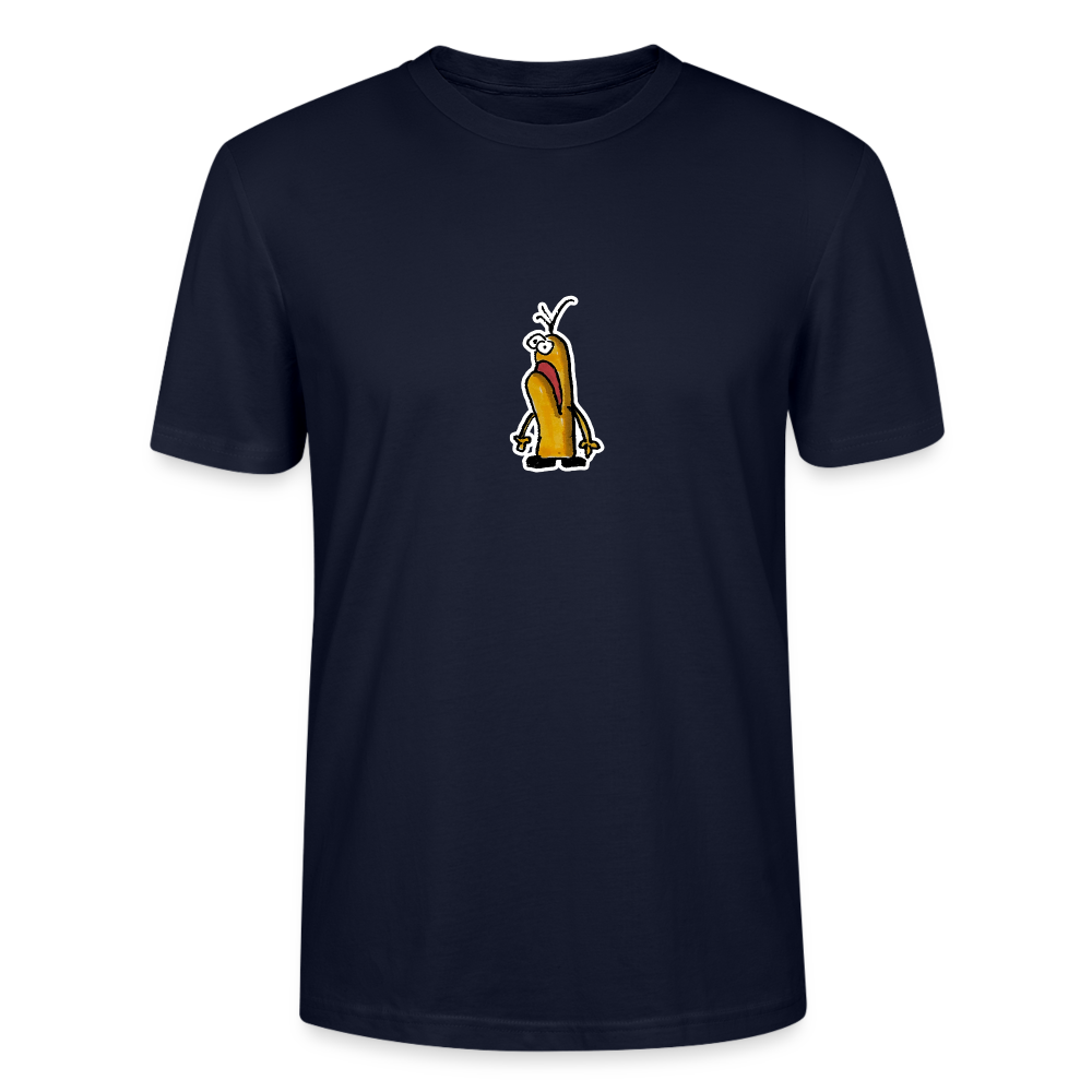 Shirt met figuurtje - navy