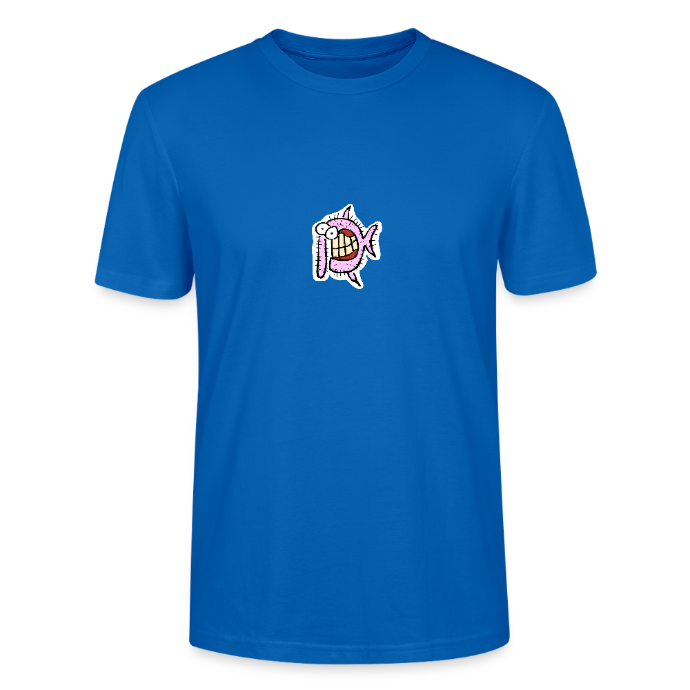 Shirt met harige vis - peacock-blue