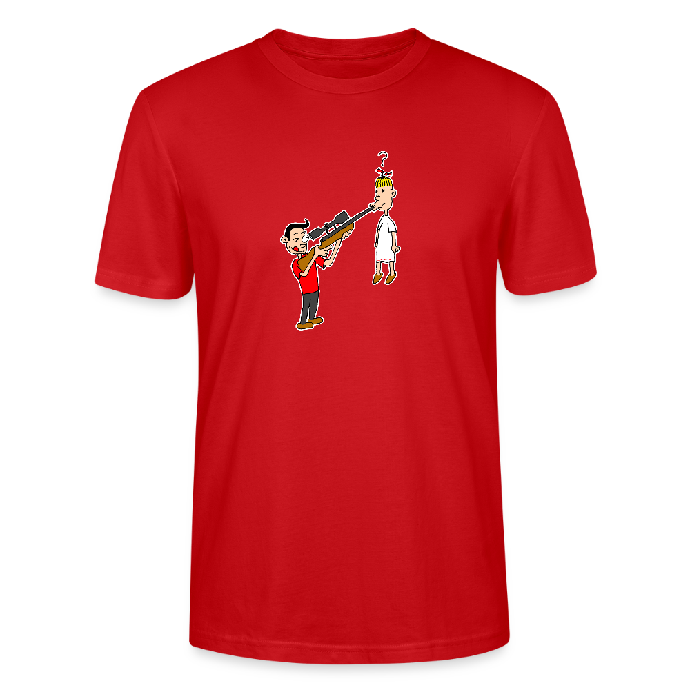 Regular fit shirt met Suske en Wiske en de Snode Sniper - red