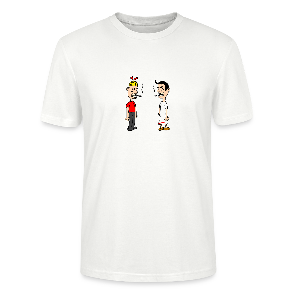 Shirt met Suske en Wiske die roken - white