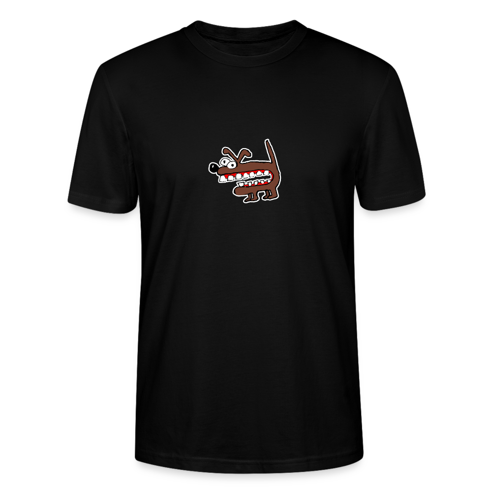 Shirt met bruine hond - black