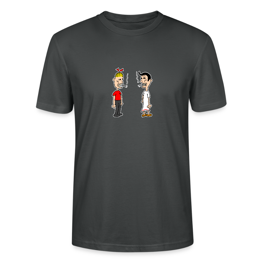 Shirt met Suske en Wiske die roken - anthracite