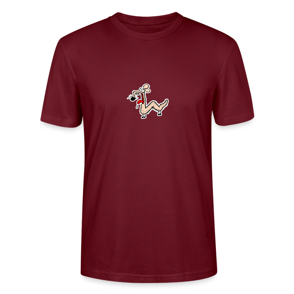 Shirt met knaagslang - burgundy