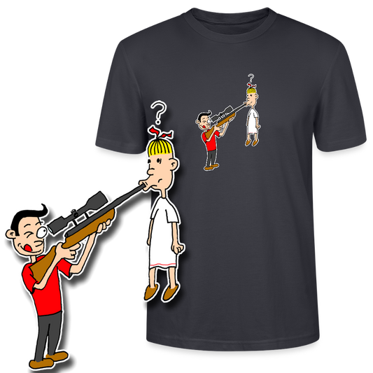 Regular fit shirt met Suske en Wiske en de Snode Sniper
