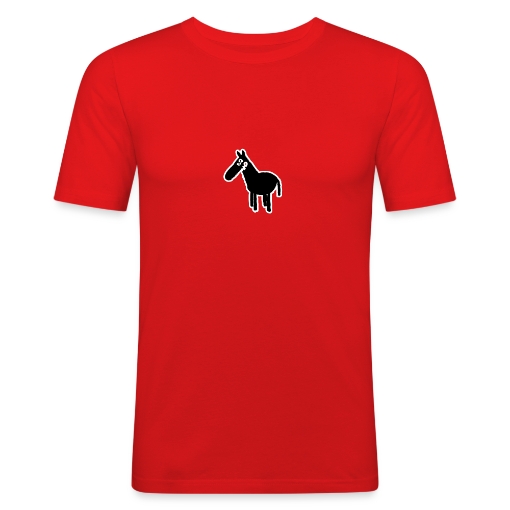 Shirt met paard - red