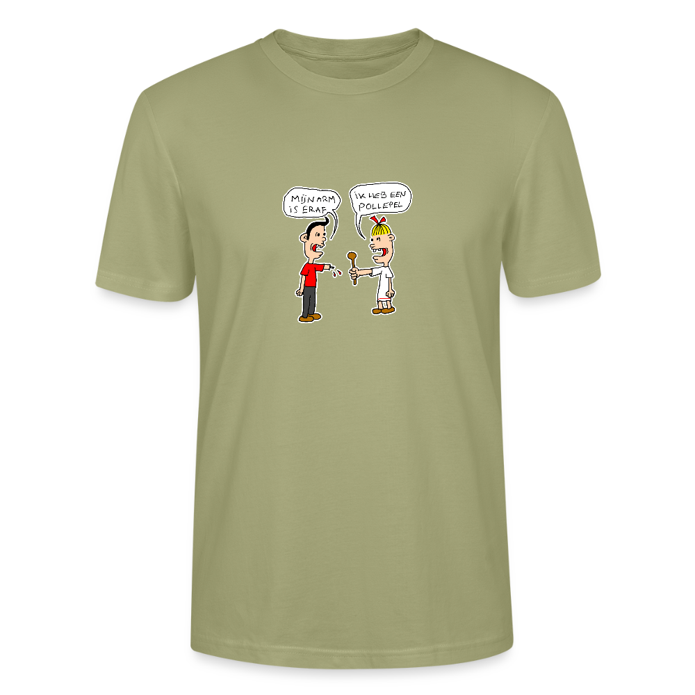 Regular fit shirt met Suske en Wiske die een praatje maken - sage