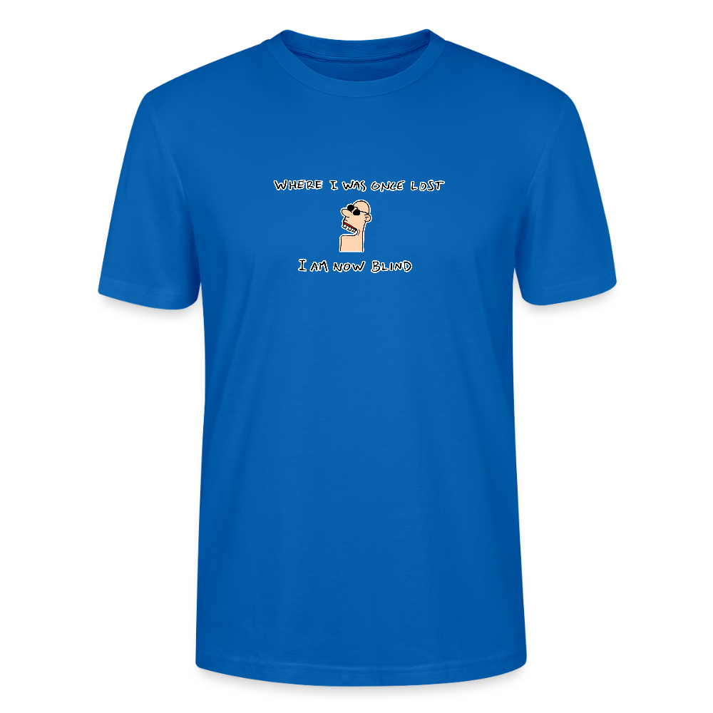 Regular fit shirt met wijze spreuk - peacock-blue