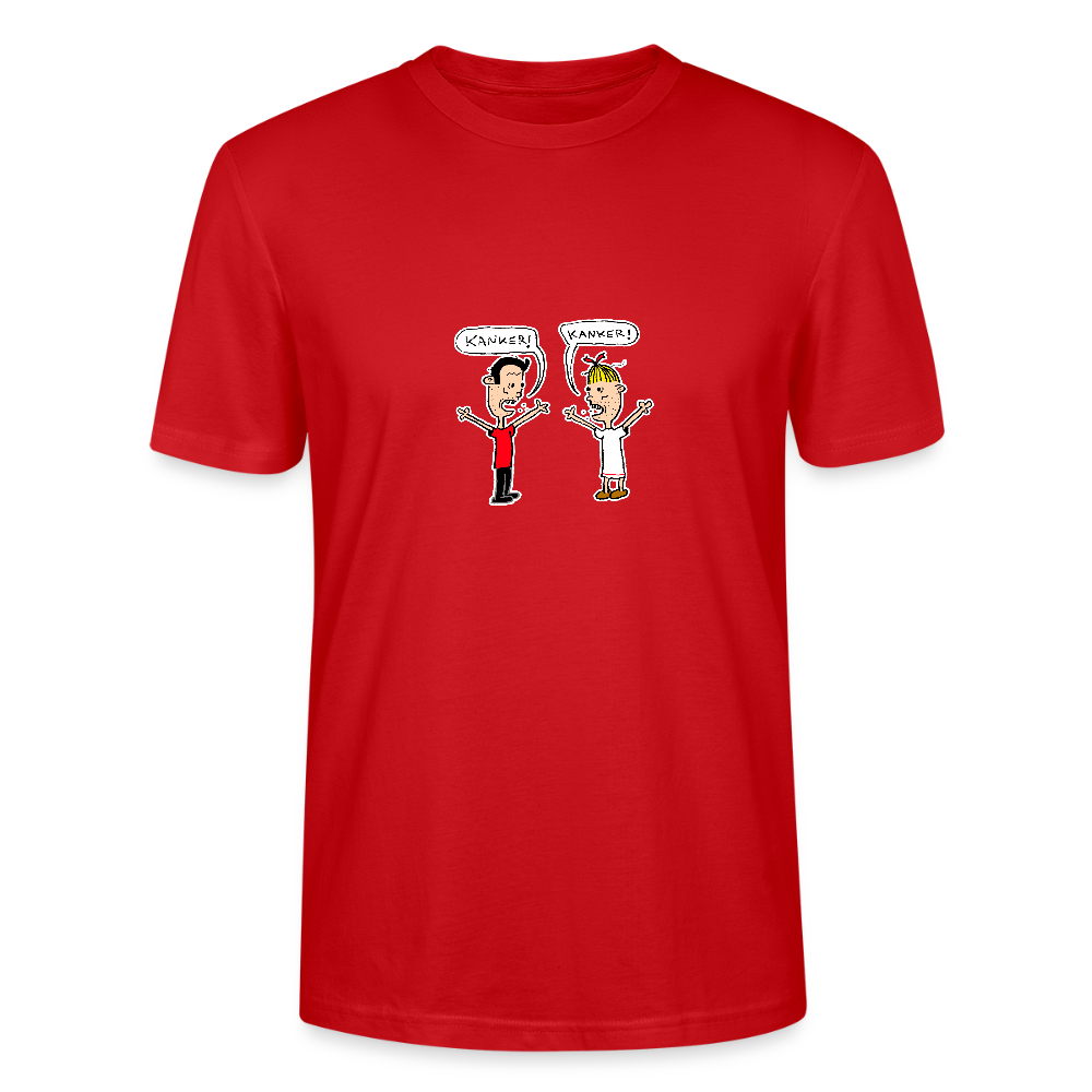 Shirt met Suske en Wiske die kanker roepen - red