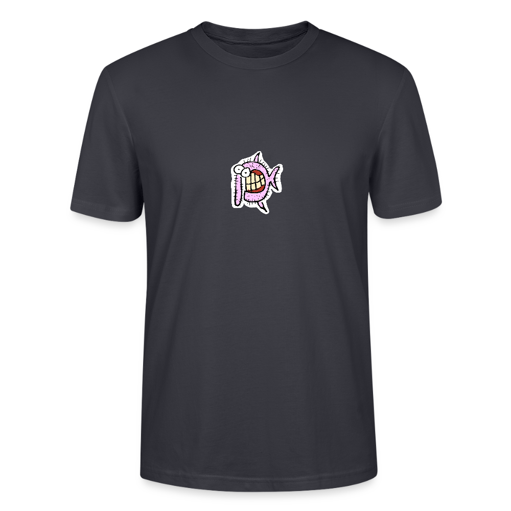 Shirt met harige vis - India Ink Grey