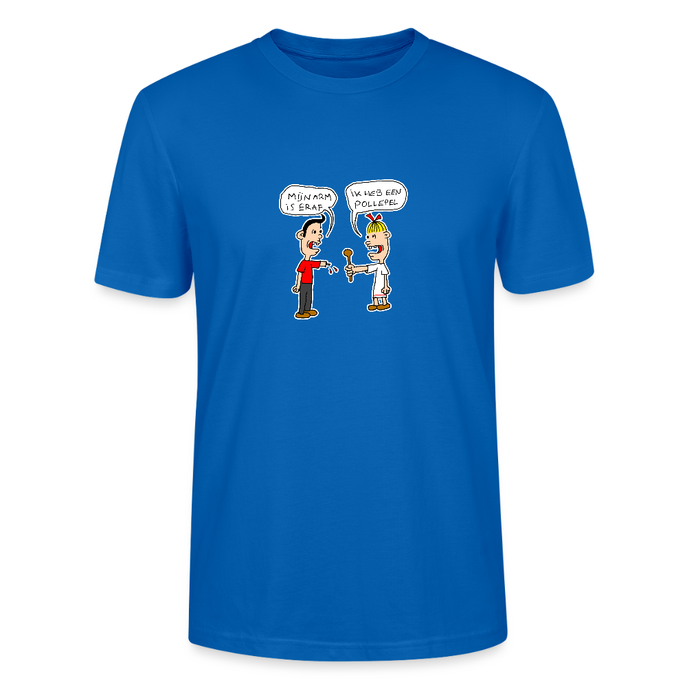 Regular fit shirt met Suske en Wiske die een praatje maken - peacock-blue