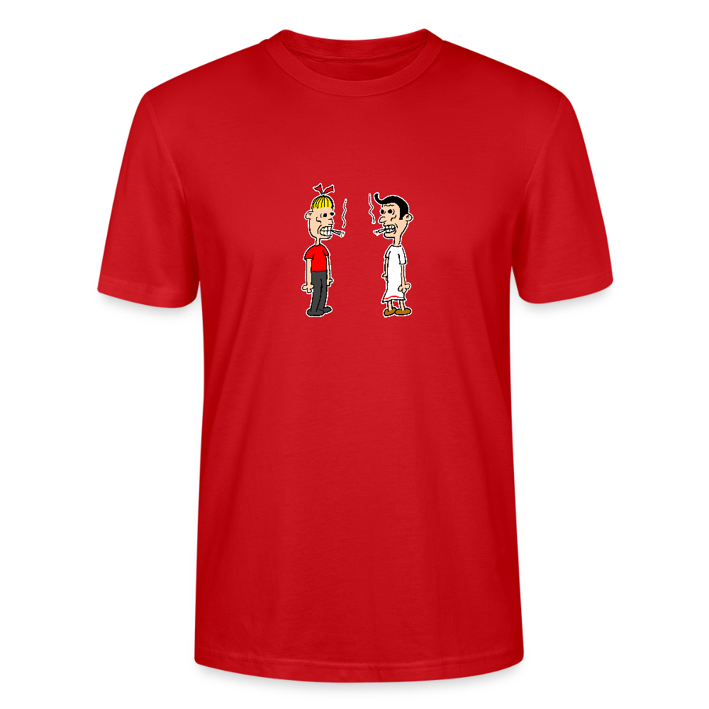 Shirt met Suske en Wiske die roken - red