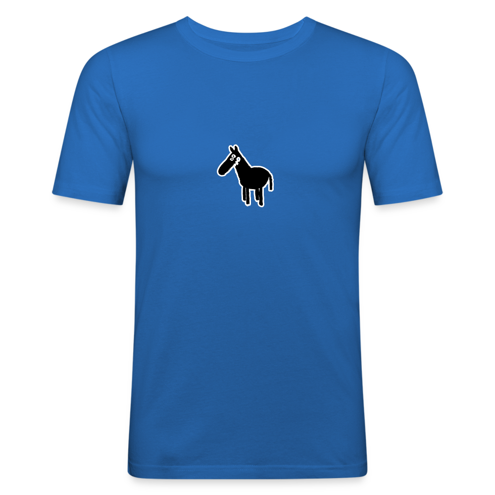 Shirt met paard - royal blue