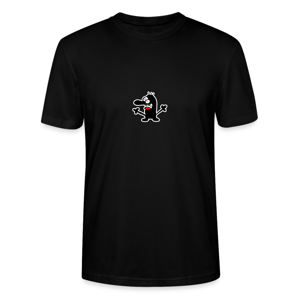 Shirt met poppetje - black