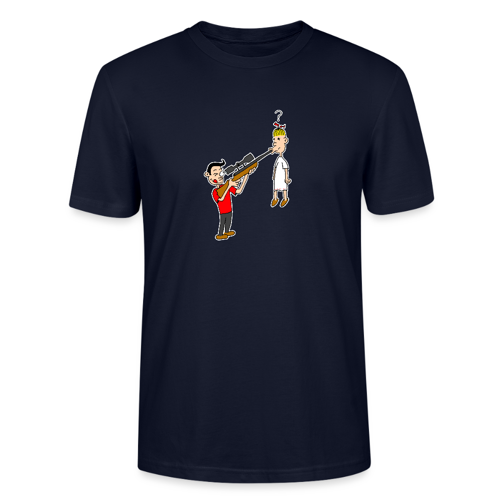 Regular fit shirt met Suske en Wiske en de Snode Sniper - navy