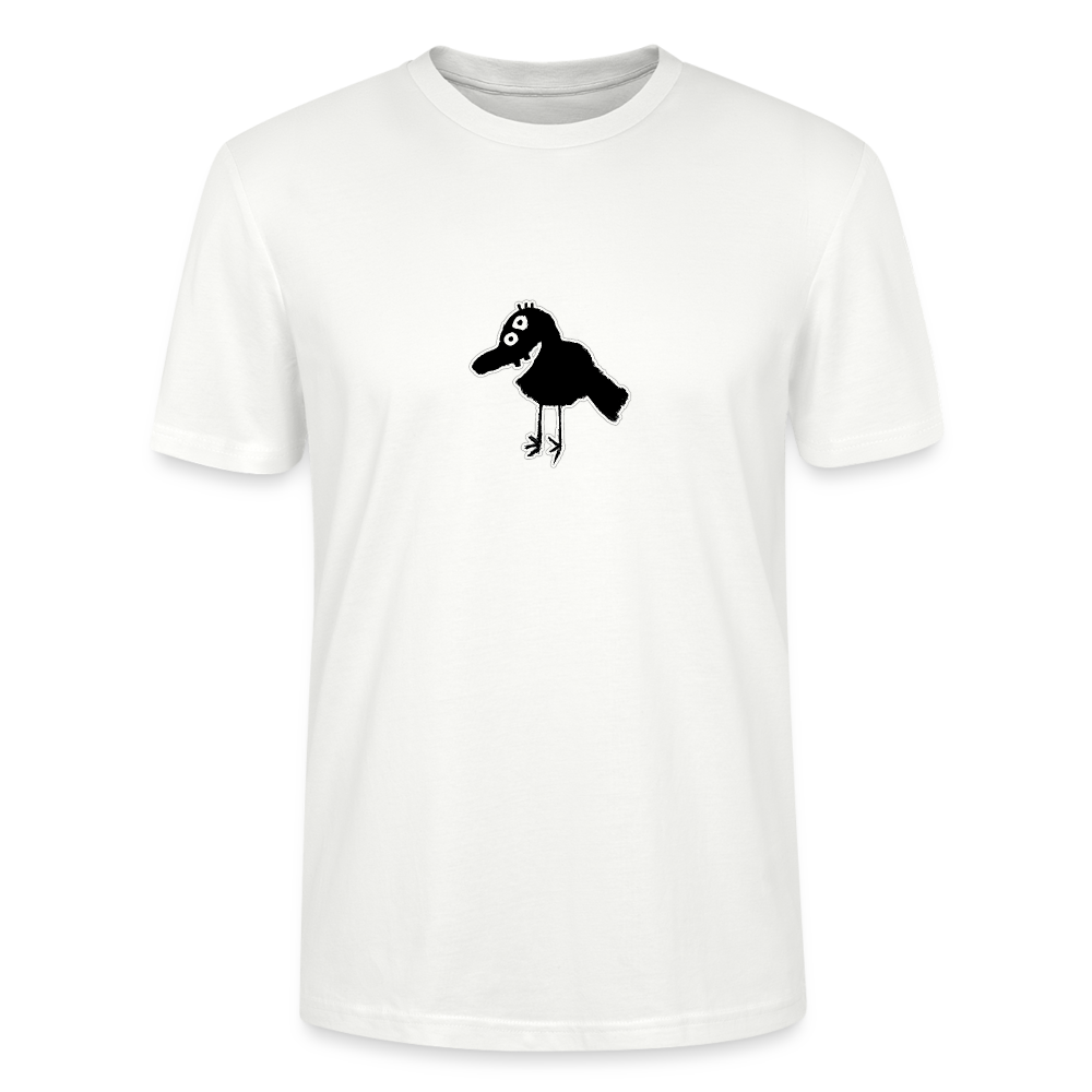 Shirt met vogel - white