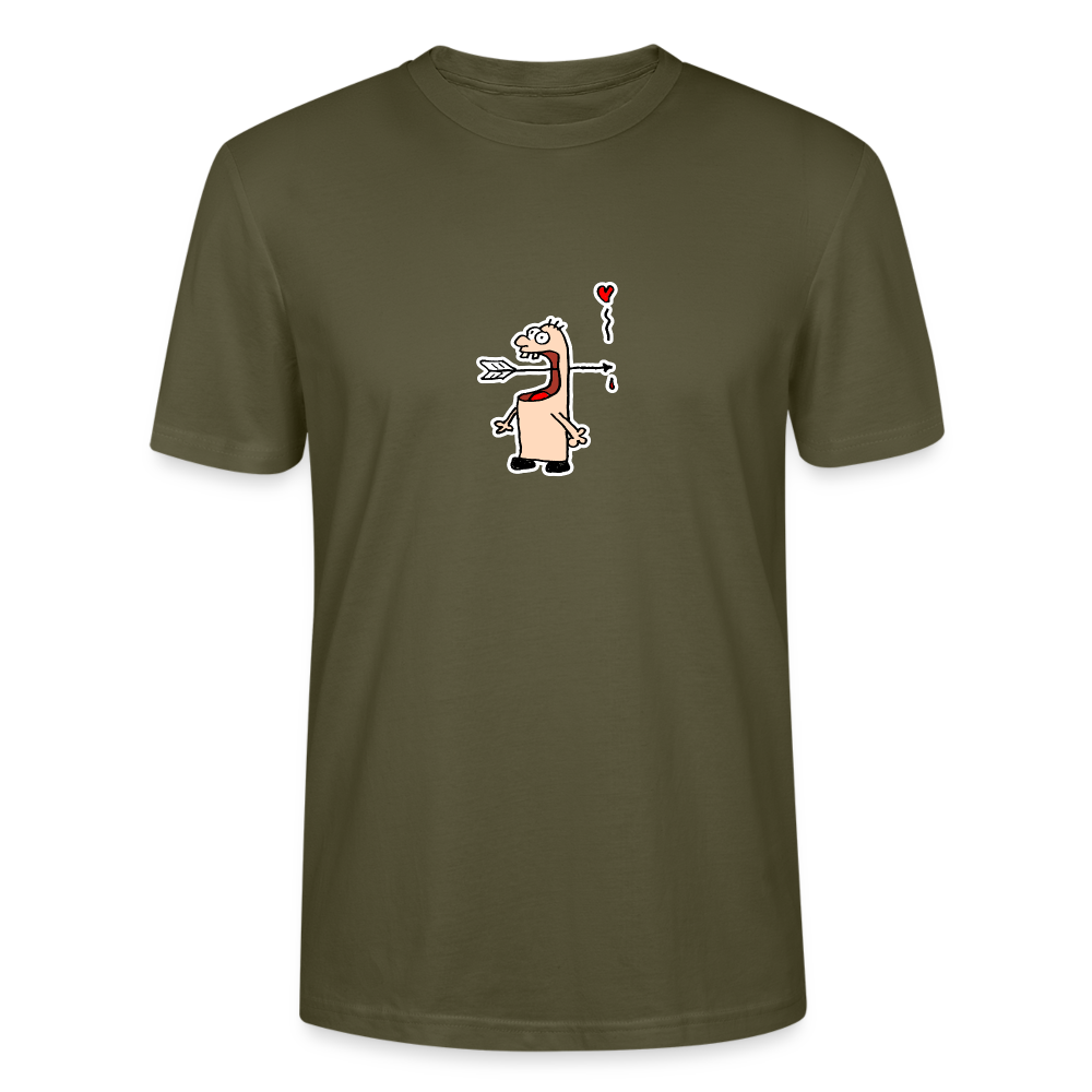 Shirt met pijlenslikker - khaki