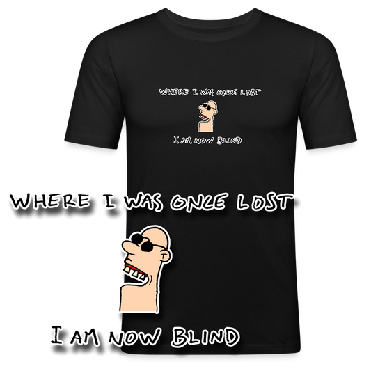 Slim fit shirt met wijze spreuk