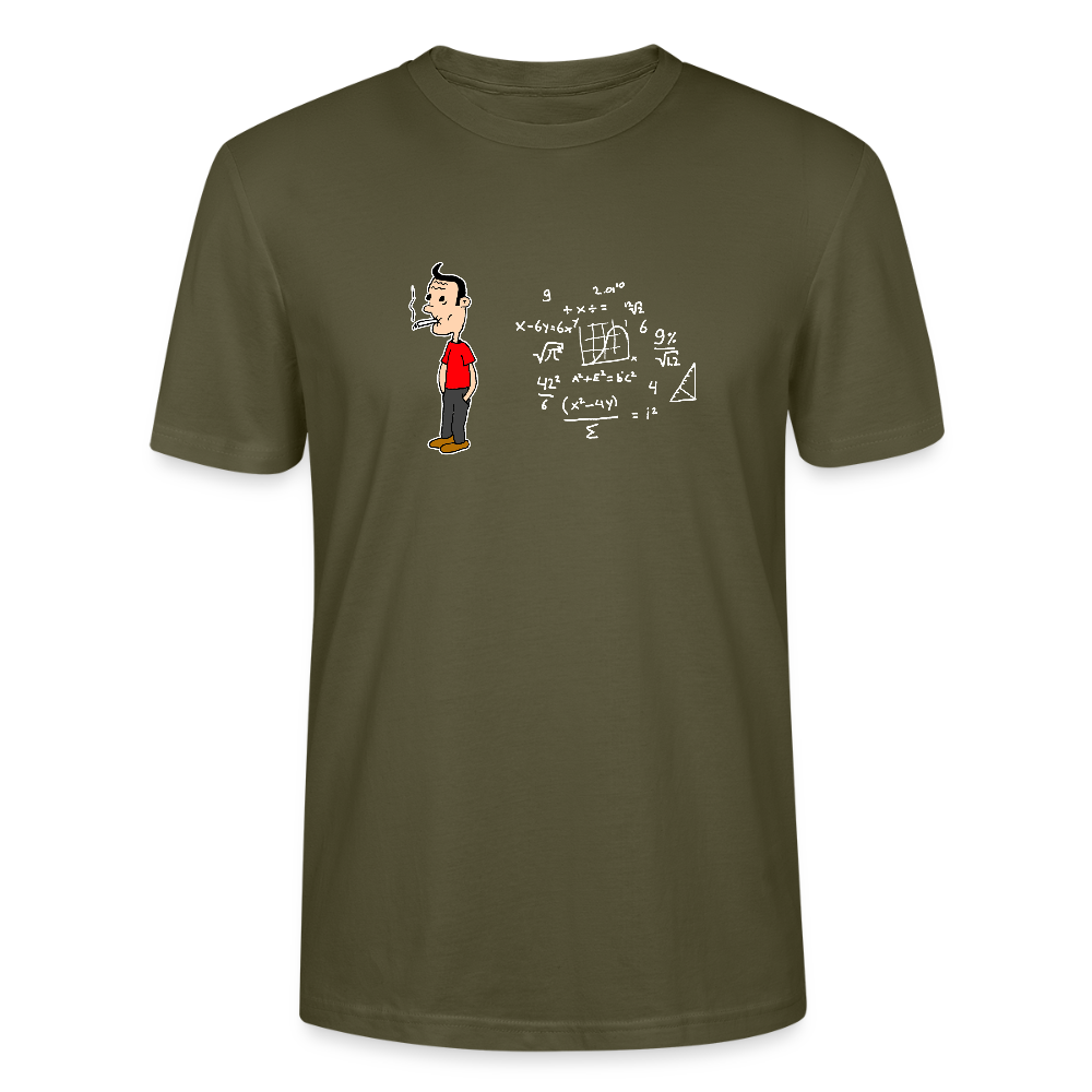 Regular fit shirt met Suske en wiskunde - khaki