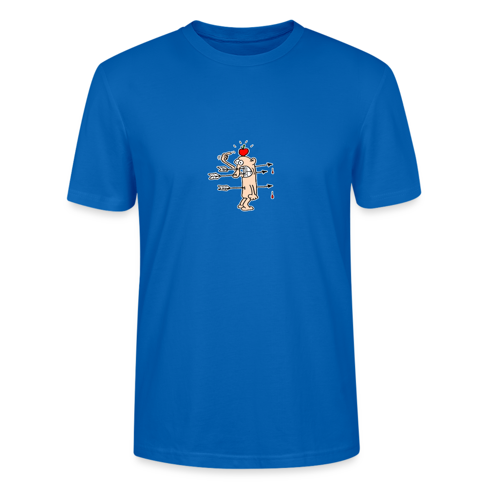 Shirt met bijna raak - peacock-blue