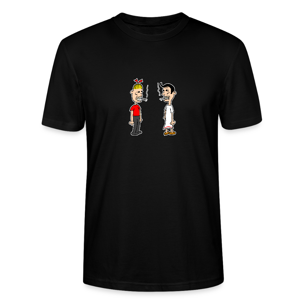 Shirt met Suske en Wiske die roken - black