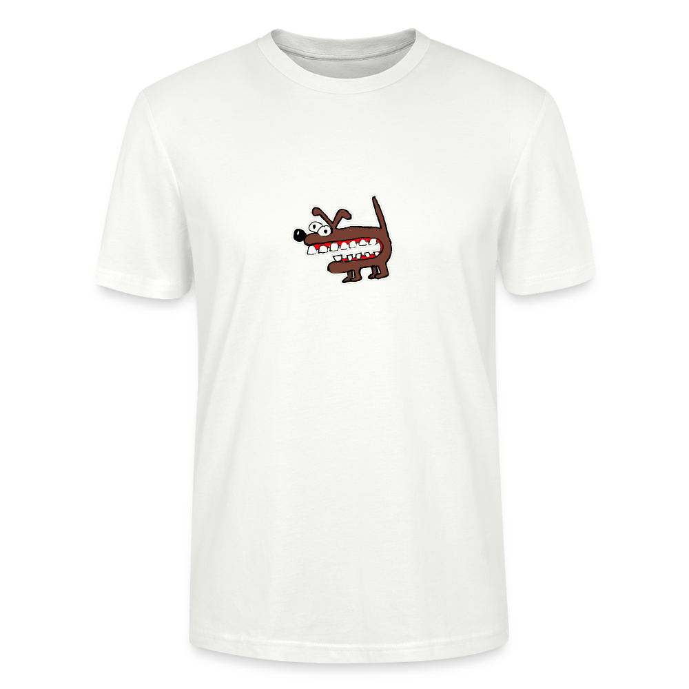 Shirt met bruine hond - white