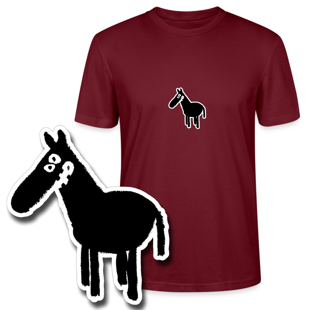 Regular fit shirt met paard