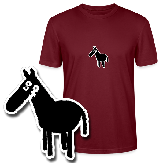 Regular fit shirt met paard