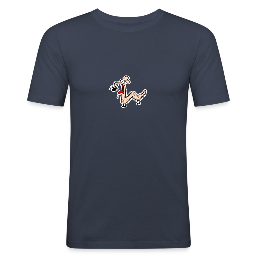 Shirt met knaagslang - navy