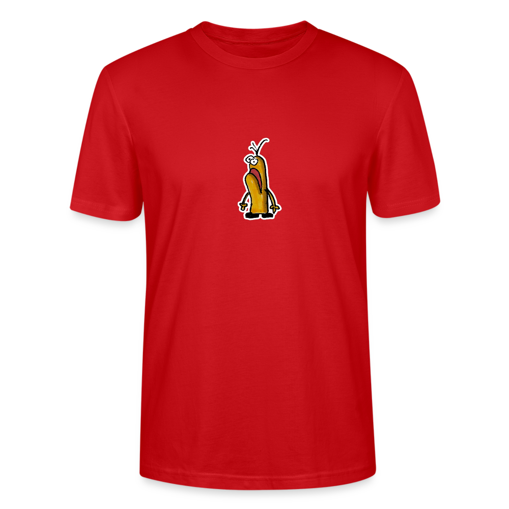 Shirt met figuurtje - red