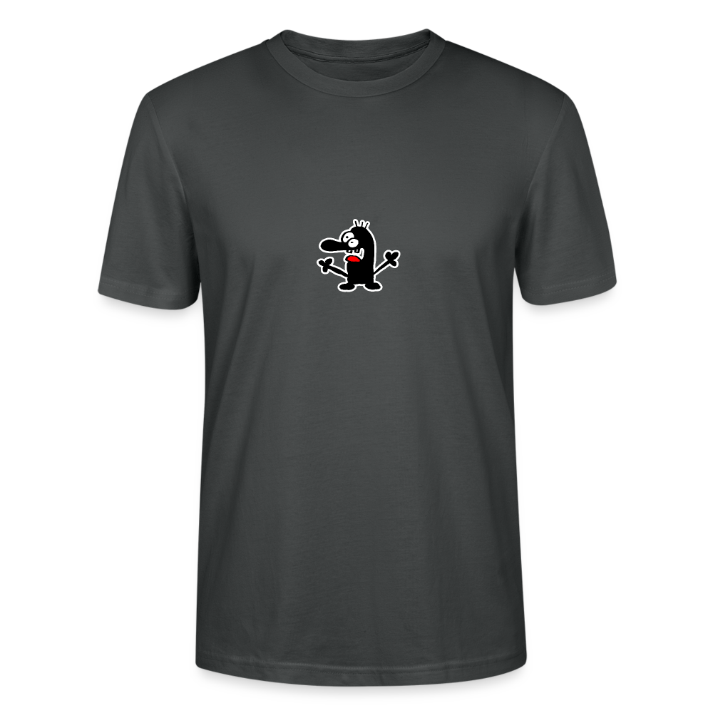 Shirt met poppetje - anthracite