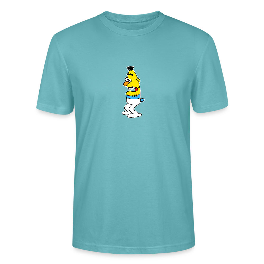 Regular fit shirt met Smurt - pastel turquoise