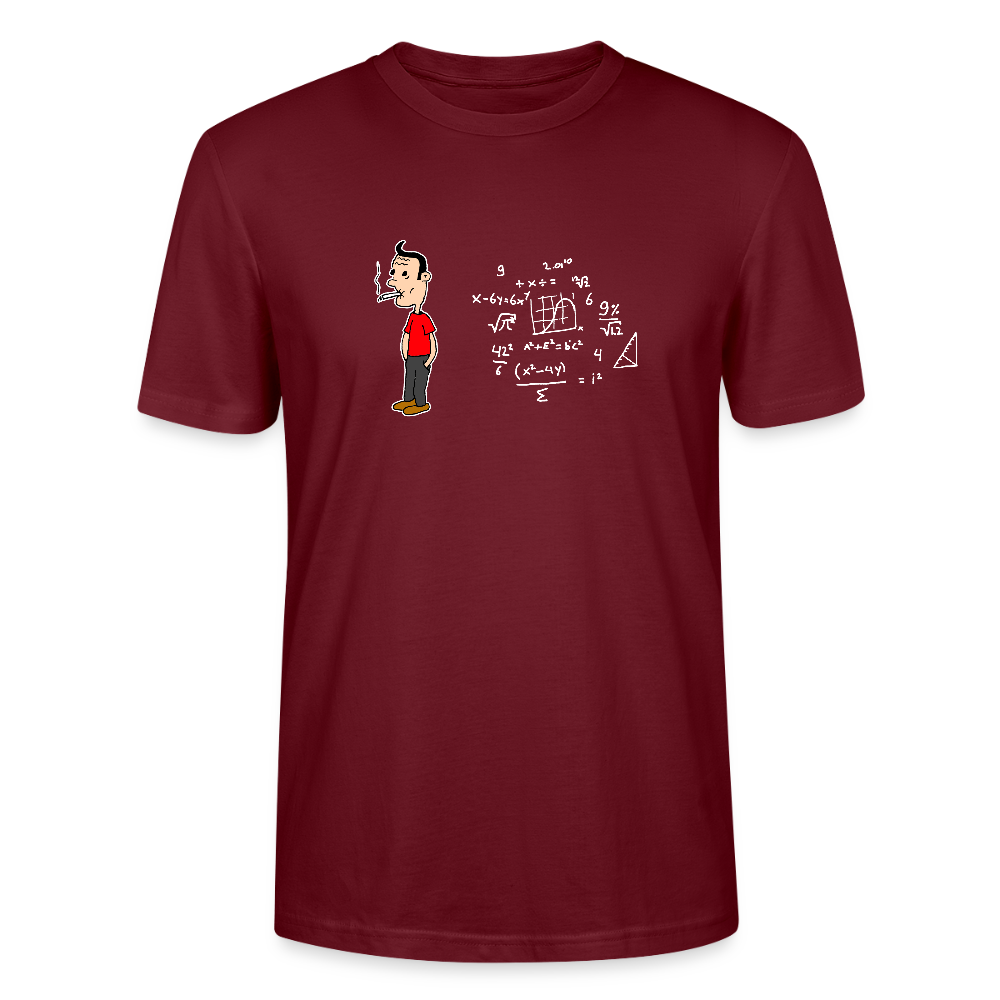 Regular fit shirt met Suske en wiskunde - burgundy