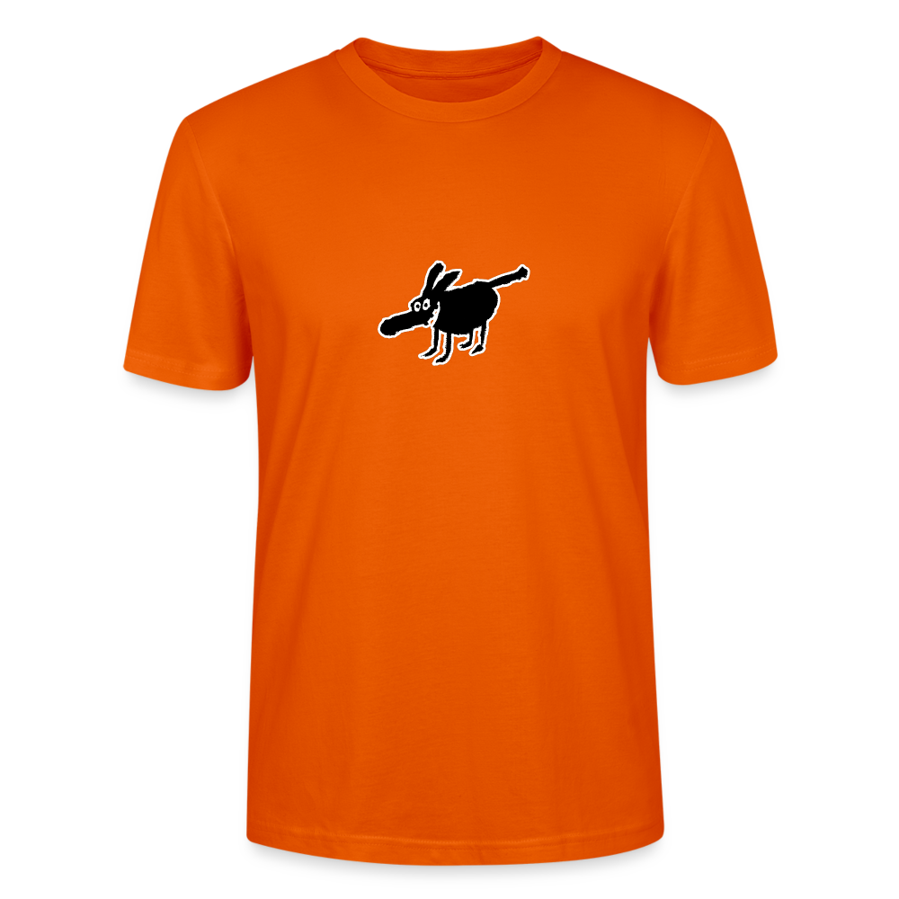 Shirt met hond - bright orange